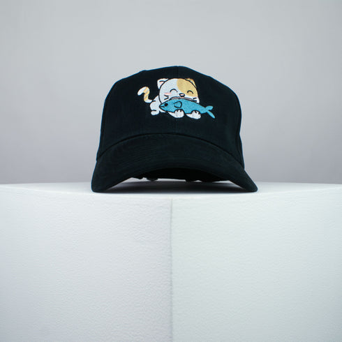 Cute Eating Kitty Baseball Cap - Cute Kitty Collection
