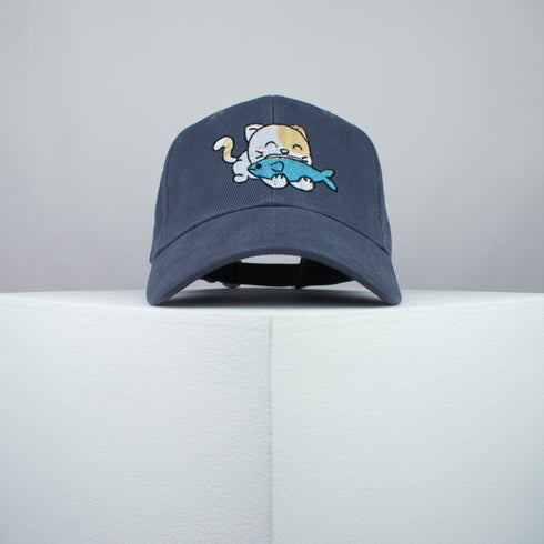 Cute Eating Kitty Baseball Cap - Cute Kitty Collection