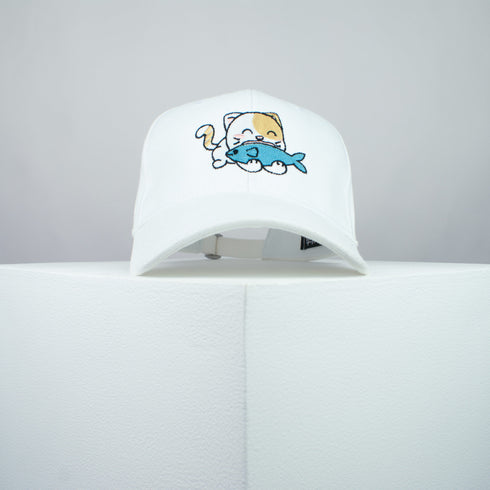 Cute Eating Kitty Baseball Cap - Cute Kitty Collection
