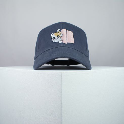 Cute Nosey Kitty Baseball Cap - Cute Kitty Collection