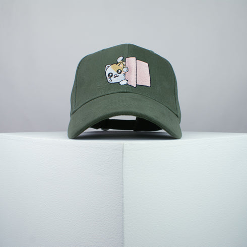 Cute Nosey Kitty Baseball Cap - Cute Kitty Collection