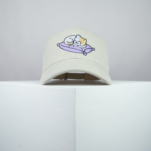 Cute Sleeping Kitty Baseball Cap - Cute Kitty Collection