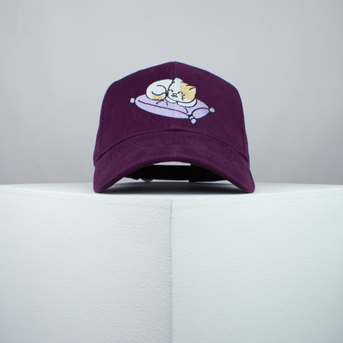 Cute Sleeping Kitty Baseball Cap - Cute Kitty Collection