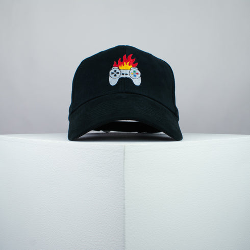 Flaming Controller Baseball Cap - Gaming Collection