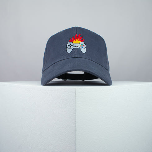 Flaming Controller Baseball Cap - Gaming Collection
