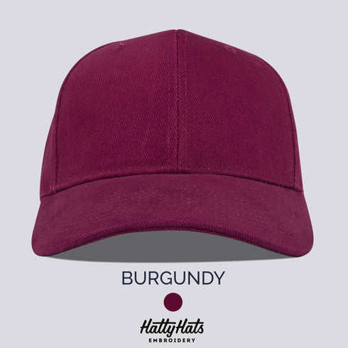Plain Unisex Baseball Cap - 10 Colours Available
