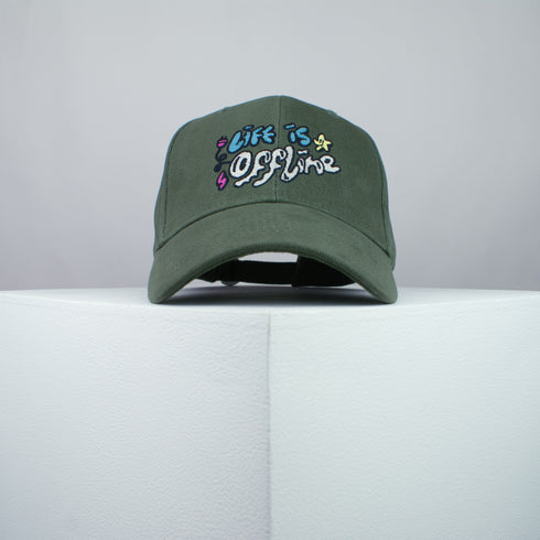 Life is Offline Baseball Cap - Happy Hippie Collection