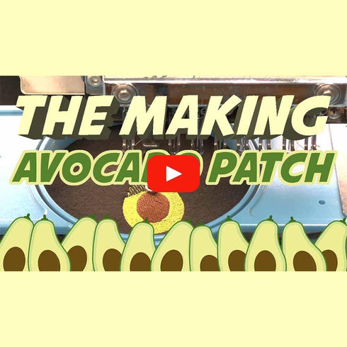 Avocado Iron on Patch