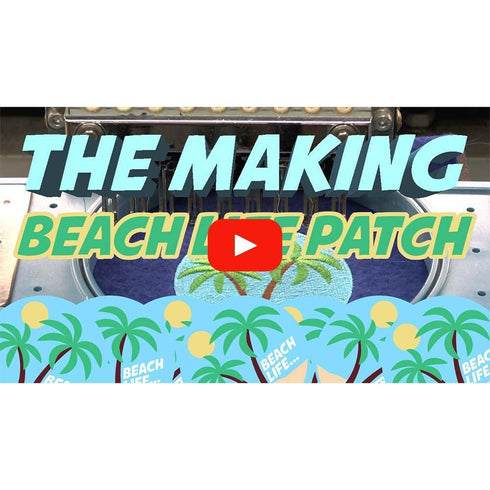 Beach Life Iron on Patch