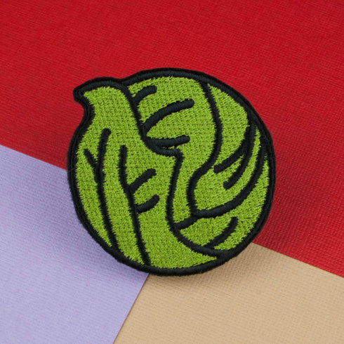 Brussel Sprout Iron on Patch