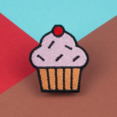 Cupcake Iron on Patch