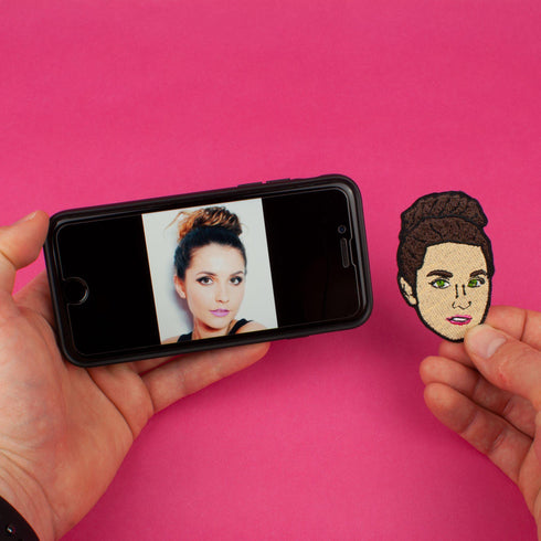 Custom Face Iron on Patch