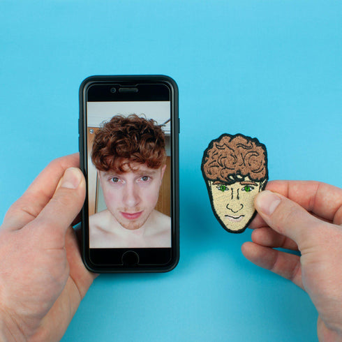 Custom Face Iron on Patch