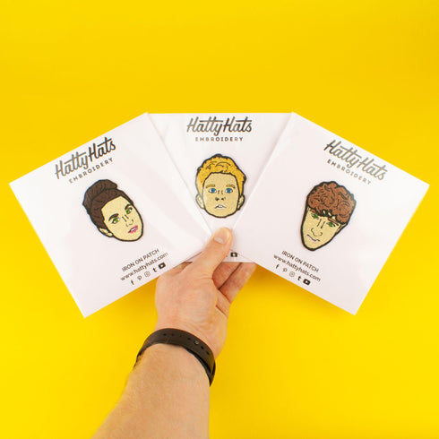 Custom Face Iron on Patch