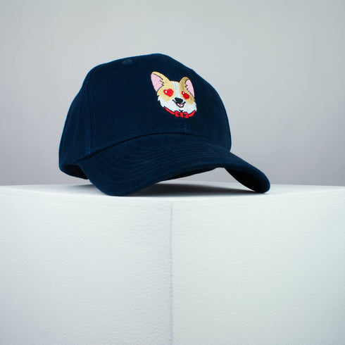 Cute Corgi Hearts Baseball Cap - Cute Corgi Collection