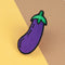 Eggplant Iron on Patch