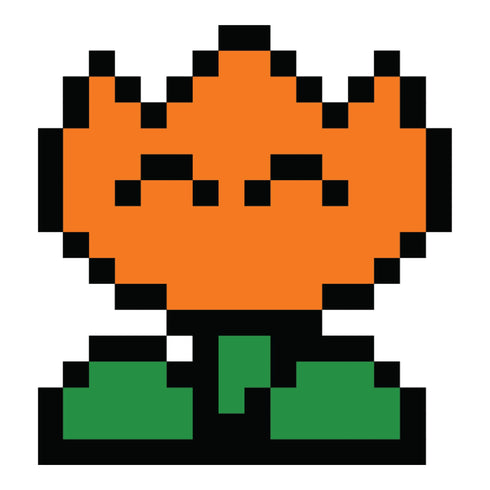 Super Mario Fire Flower Baseball Cap