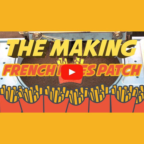 French Fries Iron on Patch