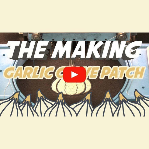 Garlic Clove Iron on Patch