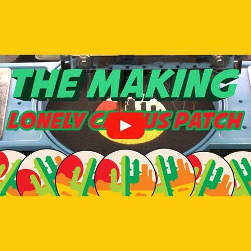 Lonely Cactus Iron on Patch