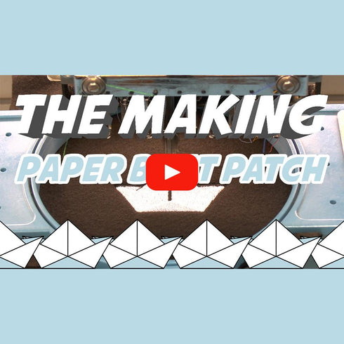Paper Boat Iron on Patch