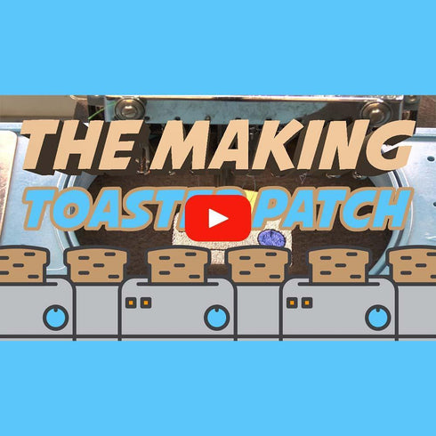 Toaster Iron on Patch