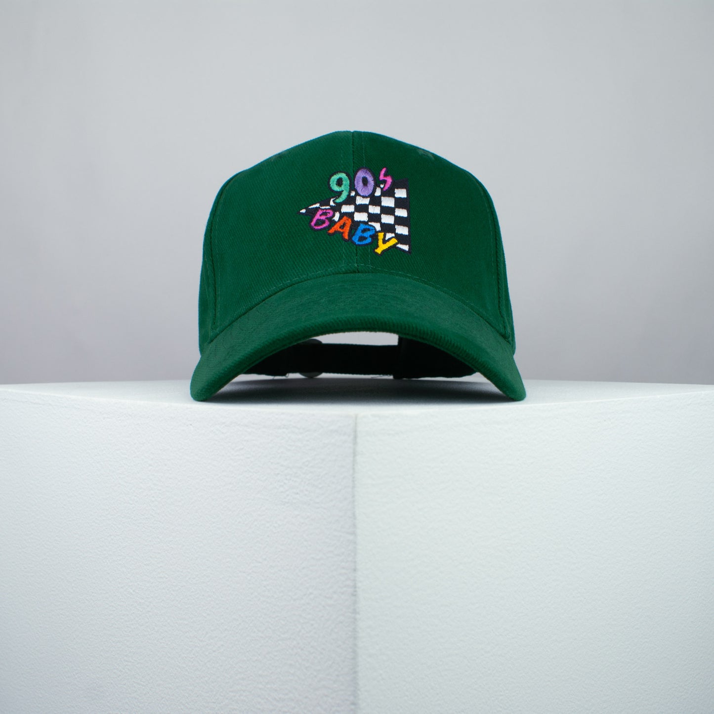 90s Baby embroidered baseball cap green / 90s / retro / vintage / rainbow / embroidery / patch / hat / dad hat / cap / iron on patch / embroidered patch / badge / applique / embroidered / punk patches / trucker hat / snapback / caps / dad hats / baseball hat / mens hat / womens hat / embroidered hat / dad cap / embroidered cap