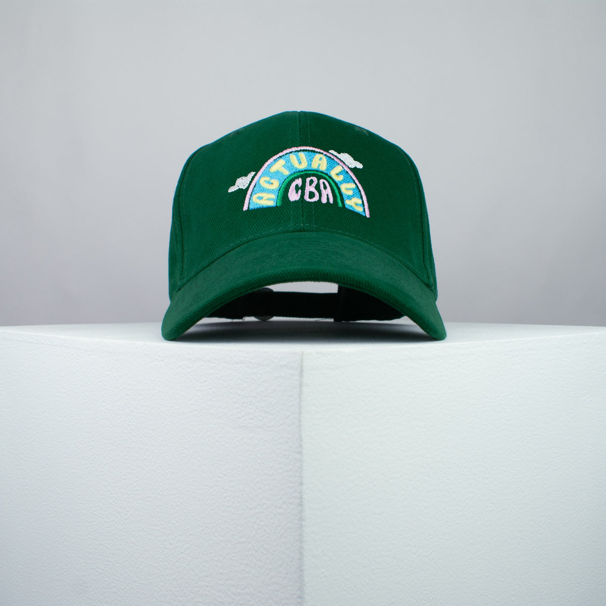 Actually CBA embroidered baseball cap green / yoga / meditation / anxiety / gift for her / embroidery / patch / hat / dad hat / cap / iron on patch / embroidered patch / badge / applique / embroidered / punk patches / trucker hat / snapback / caps / dad hats / baseball hat / mens hat / womens hat / embroidered hat / dad cap / embroidered cap