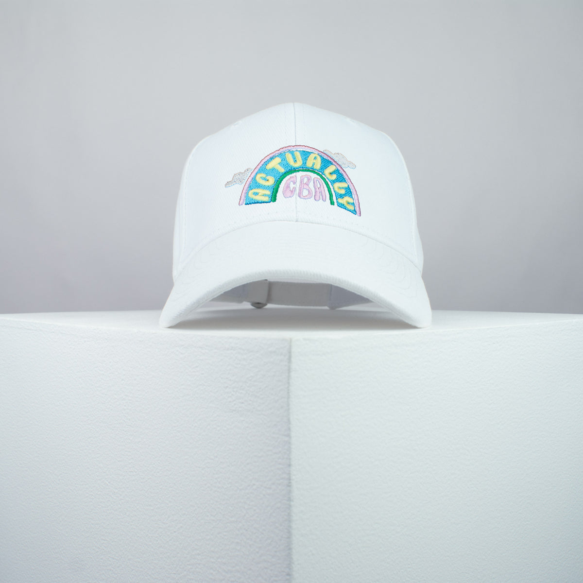 Actually CBA embroidered baseball cap white / yoga / meditation / anxiety / gift for her / embroidery / patch / hat / dad hat / cap / iron on patch / embroidered patch / badge / applique / embroidered / punk patches / trucker hat / snapback / caps / dad hats / baseball hat / mens hat / womens hat / embroidered hat / dad cap / embroidered cap
