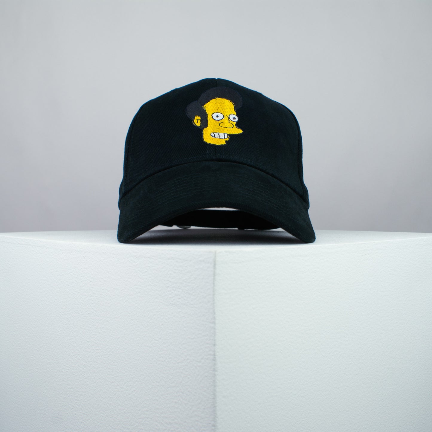 Apu Nahasapeemapetilon embroidered baseball cap black / the simpsons / bart / marge / homer / embroidery / patch / hat / dad hat / cap / iron on patch / embroidered patch / badge / applique / embroidered / punk patches / trucker hat / snapback / caps / dad hats / baseball hat / mens hat / womens hat / embroidered hat / dad cap / embroidered cap