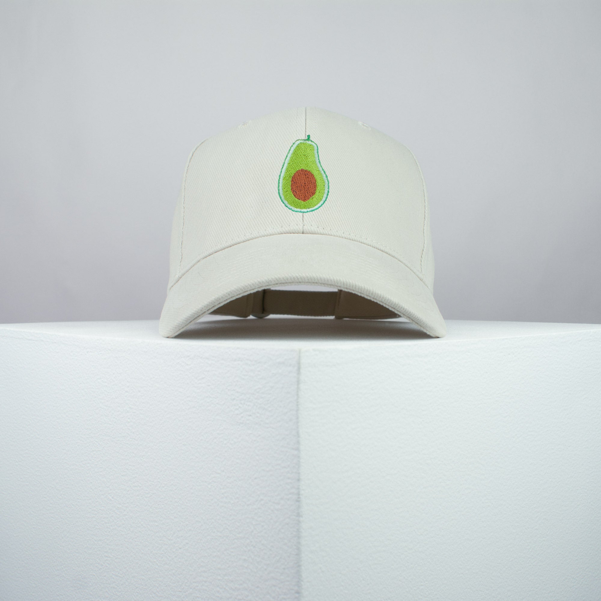 Avocado embroidered baseball cap beige / food / vegan / green / clothing / embroidery / patch / hat / dad hat / cap / iron on patch / embroidered patch / badge / applique / embroidered / punk patches / trucker hat / snapback / caps / dad hats / baseball hat / mens hat / womens hat / embroidered hat / dad cap / embroidered cap