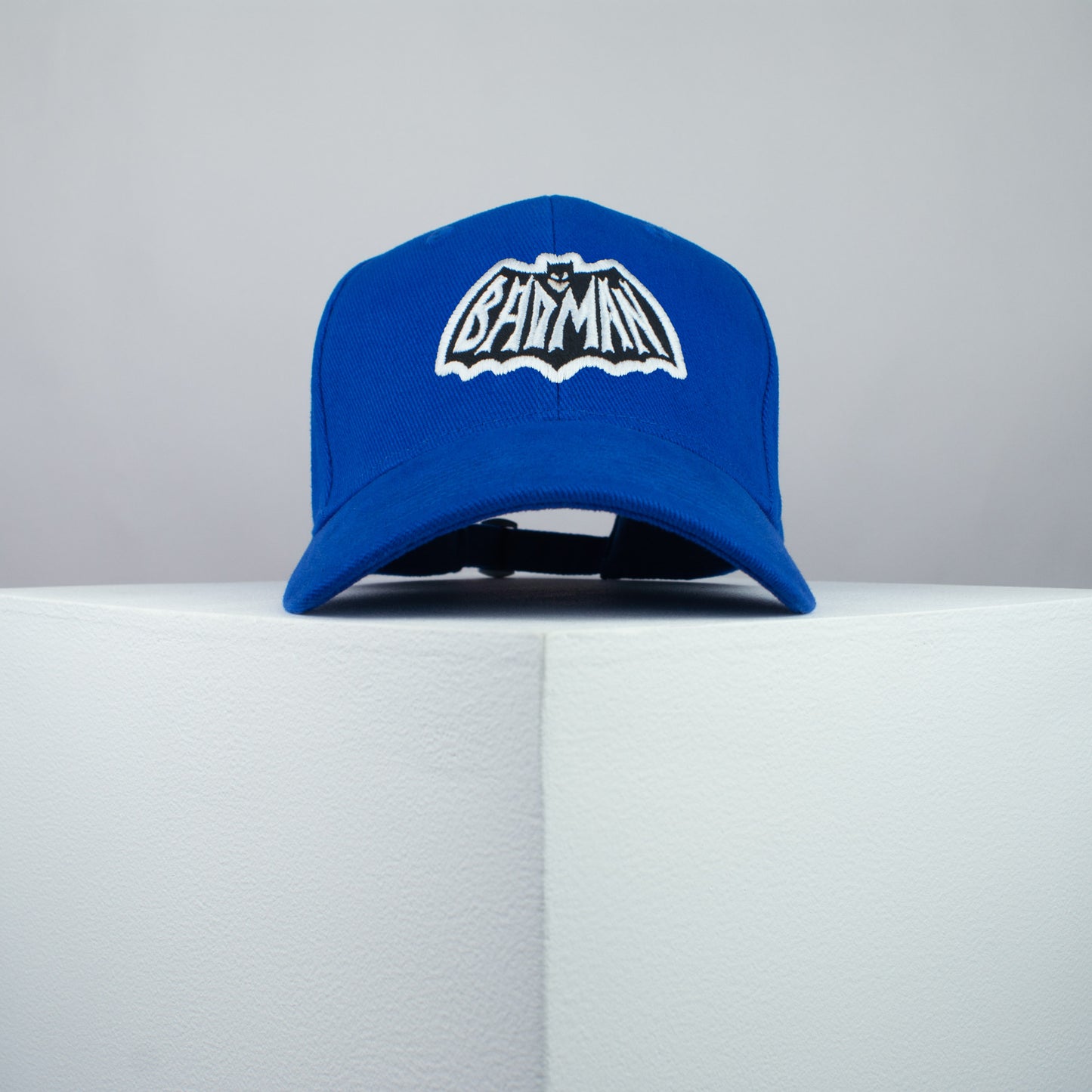 Badman Batman embroidered baseball cap blue / superhero / superman / DC comics / marvel / embroidery / patch / dad / hat / cap / clothing // Hatty Hats / iron on patch / dad hat embroidered patch / badge / applique / embroidered / punk patches / trucker hat / snapback / caps / dad hats / baseball hat / mens hat / womens hat / embroidered hat / dad cap / embroidered cap