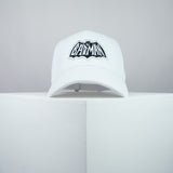 Badman Batman embroidered baseball cap white / superhero / superman / DC comics / marvel / embroidery / patch / dad / hat / cap / clothing // Hatty Hats / iron on patch / dad hat embroidered patch / badge / applique / embroidered / punk patches / trucker hat / snapback / caps / dad hats / baseball hat / mens hat / womens hat / embroidered hat / dad cap / embroidered cap