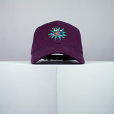 Be a nice human embroidered baseball cap burgundy / 90s / retro / vintage / rainbow / embroidery / patch / hat / dad hat / cap / iron on patch / embroidered patch / badge / applique / embroidered / punk patches / trucker hat / snapback / caps / dad hats / baseball hat / mens hat / womens hat / embroidered hat / dad cap / embroidered cap