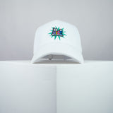 Be a nice human embroidered baseball cap white / 90s / retro / vintage / rainbow / embroidery / patch / hat / dad hat / cap / iron on patch / embroidered patch / badge / applique / embroidered / punk patches / trucker hat / snapback / caps / dad hats / baseball hat / mens hat / womens hat / embroidered hat / dad cap / embroidered cap