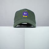 Super Mario Bob-omb embroidered baseball cap olive green / mario / nintendo / gamer / gaming / embroidery / patch / hat / dad hat / cap / iron on patch / embroidered patch / badge / applique / embroidered / punk patches / trucker hat / snapback / caps / dad hats / baseball hat / mens hat / womens hat / embroidered hat / dad cap / embroidered cap