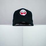 Super Mario Boo embroidered baseball cap black / mario / nintendo / gamer / gaming / embroidery / patch / hat / dad hat / cap / iron on patch / embroidered patch / badge / applique / embroidered / punk patches / trucker hat / snapback / caps / dad hats / baseball hat / mens hat / womens hat / embroidered hat / dad cap / embroidered cap