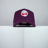Super Mario Boo embroidered baseball cap burgundy / mario / nintendo / gamer / gaming / embroidery / patch / hat / dad hat / cap / iron on patch / embroidered patch / badge / applique / embroidered / punk patches / trucker hat / snapback / caps / dad hats / baseball hat / mens hat / womens hat / embroidered hat / dad cap / embroidered cap