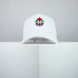 Super Mario Bowser embroidered baseball cap white / mario / nintendo / gamer / gaming / embroidery / patch / hat / dad hat / cap / iron on patch / embroidered patch / badge / applique / embroidered / punk patches / trucker hat / snapback / caps / dad hats / baseball hat / mens hat / womens hat / embroidered hat / dad cap / embroidered cap