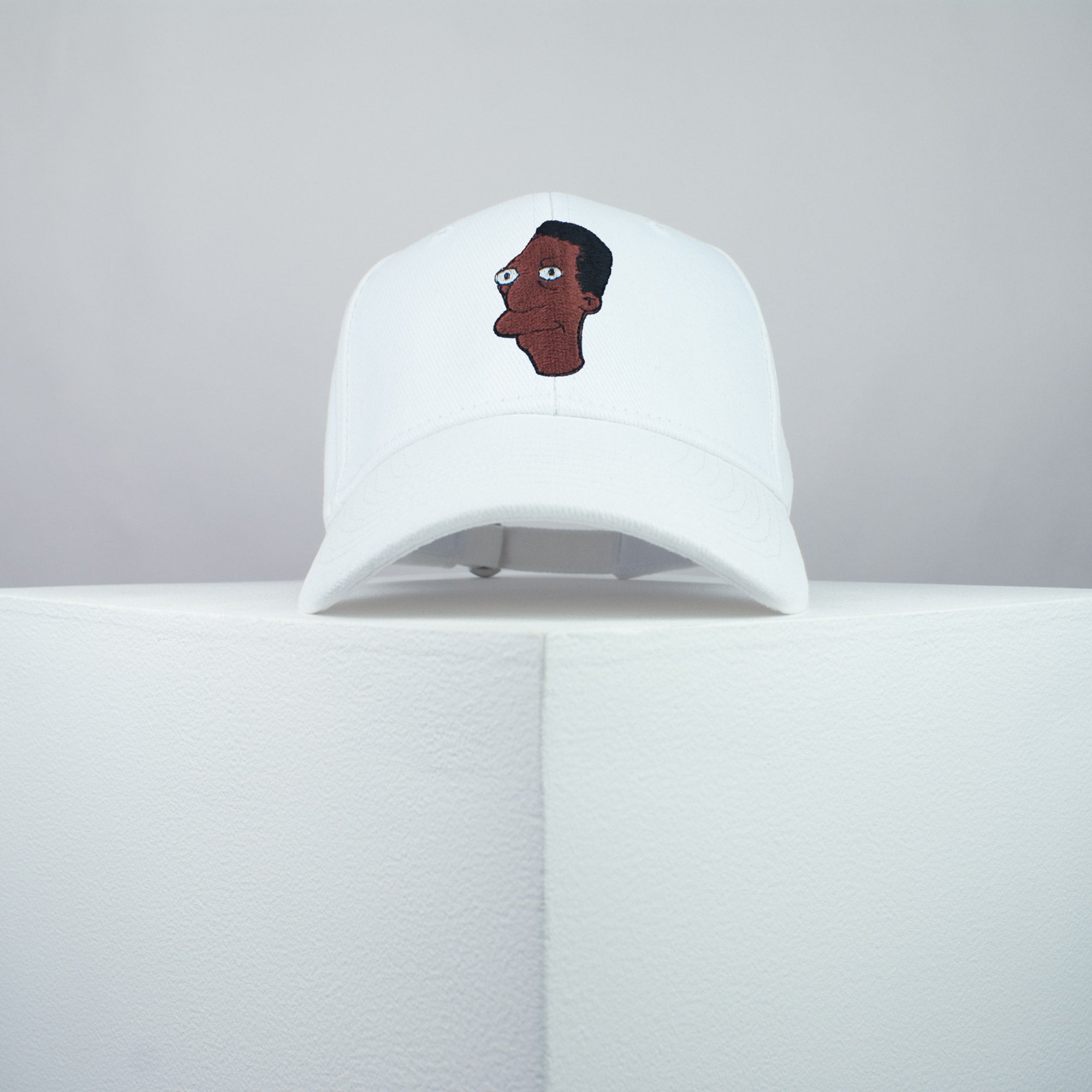 Carl Carlson embroidered baseball cap white / the simpsons / bart / marge / homer / embroidery / patch / hat / dad hat / cap / iron on patch / embroidered patch / badge / applique / embroidered / punk patches / trucker hat / snapback / caps / dad hats / baseball hat / mens hat / womens hat / embroidered hat / dad cap / embroidered cap