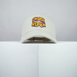 Chuck Rock Nintendo Gameboy game embroidered baseball cap beige / retro / vintage / gamer / gaming / embroidery / patch / hat / dad hat / cap / iron on patch / embroidered patch / badge / applique / embroidered / punk patches / trucker hat / snapback / caps / dad hats / baseball hat / mens hat / womens hat / embroidered hat / dad cap / embroidered cap