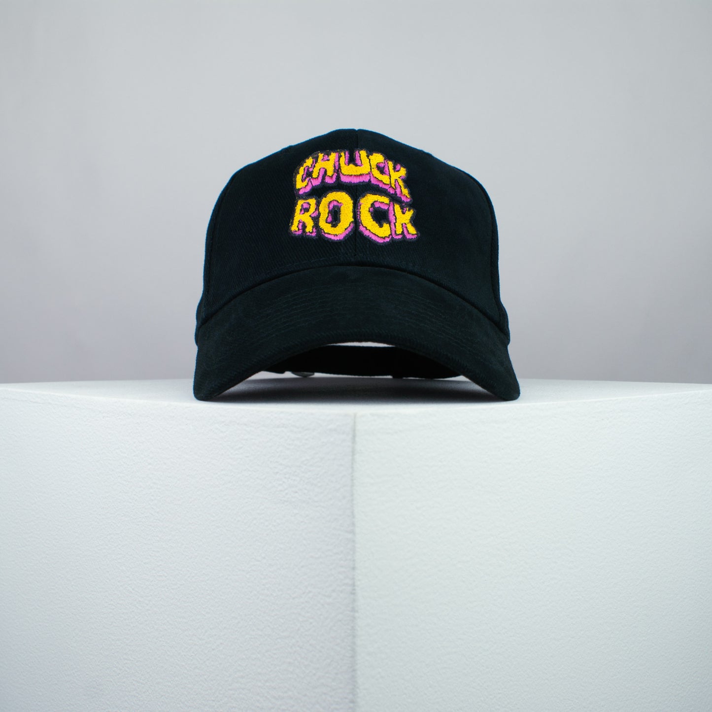 Chuck Rock Nintendo Gameboy game embroidered baseball cap black / retro / vintage / gamer / gaming / embroidery / patch / hat / dad hat / cap / iron on patch / embroidered patch / badge / applique / embroidered / punk patches / trucker hat / snapback / caps / dad hats / baseball hat / mens hat / womens hat / embroidered hat / dad cap / embroidered cap