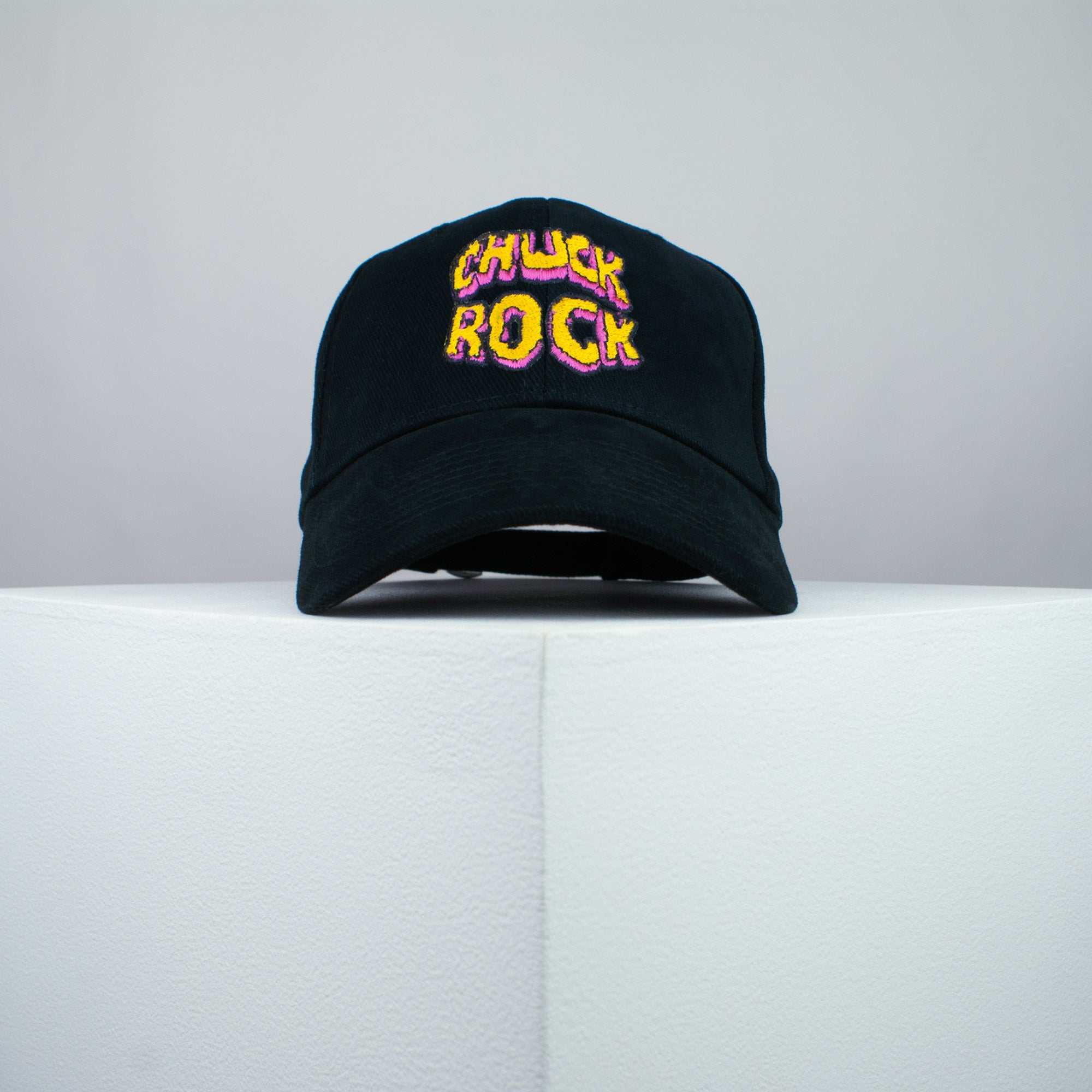 Chuck Rock Nintendo Gameboy game embroidered baseball cap black / retro / vintage / gamer / gaming / embroidery / patch / hat / dad hat / cap / iron on patch / embroidered patch / badge / applique / embroidered / punk patches / trucker hat / snapback / caps / dad hats / baseball hat / mens hat / womens hat / embroidered hat / dad cap / embroidered cap