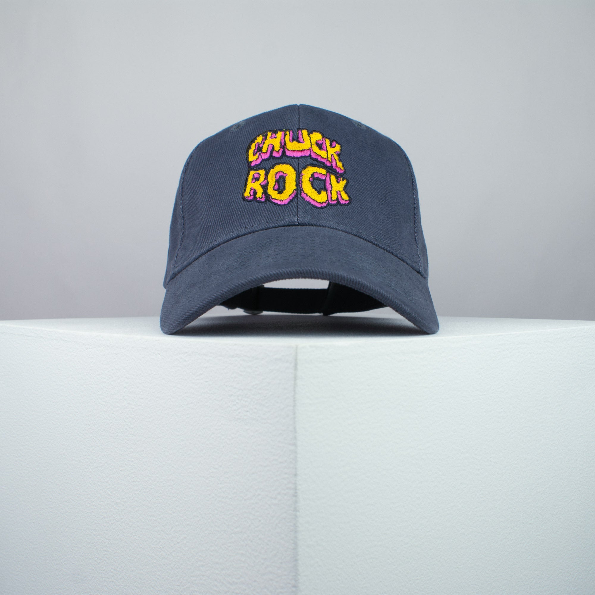 Chuck Rock Nintendo Gameboy game embroidered baseball cap grey / retro / vintage / gamer / gaming / embroidery / patch / hat / dad hat / cap / iron on patch / embroidered patch / badge / applique / embroidered / punk patches / trucker hat / snapback / caps / dad hats / baseball hat / mens hat / womens hat / embroidered hat / dad cap / embroidered cap