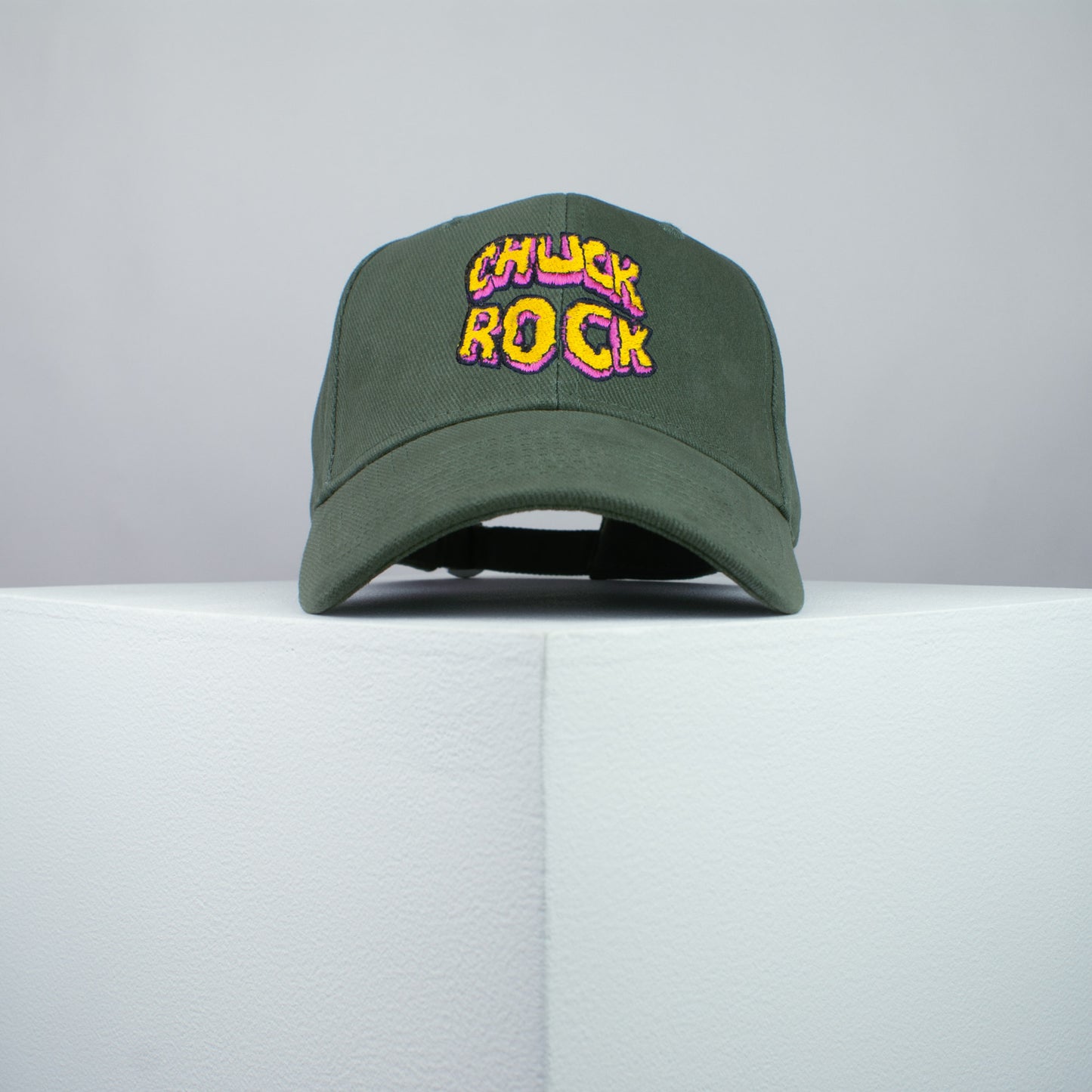 Chuck Rock Nintendo Gameboy game embroidered baseball cap olive green / retro / vintage / gamer / gaming / embroidery / patch / hat / dad hat / cap / iron on patch / embroidered patch / badge / applique / embroidered / punk patches / trucker hat / snapback / caps / dad hats / baseball hat / mens hat / womens hat / embroidered hat / dad cap / embroidered cap