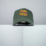 Chuck Rock Nintendo Gameboy game embroidered baseball cap olive green / retro / vintage / gamer / gaming / embroidery / patch / hat / dad hat / cap / iron on patch / embroidered patch / badge / applique / embroidered / punk patches / trucker hat / snapback / caps / dad hats / baseball hat / mens hat / womens hat / embroidered hat / dad cap / embroidered cap