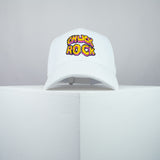 Chuck Rock Nintendo Gameboy game embroidered baseball cap white / retro / vintage / gamer / gaming / embroidery / patch / hat / dad hat / cap / iron on patch / embroidered patch / badge / applique / embroidered / punk patches / trucker hat / snapback / caps / dad hats / baseball hat / mens hat / womens hat / embroidered hat / dad cap / embroidered cap