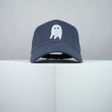 Crazy Ghost embroidered baseball cap grey / halloween / spooky / costume / cute / embroidery / patch / hat / dad hat / cap / iron on patch / embroidered patch / badge / applique / embroidered / punk patches / trucker hat / snapback / caps / dad hats / baseball hat / mens hat / womens hat / embroidered hat / dad cap / embroidered cap