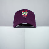Cute Corgi Reindeer embroidered baseball cap burgundy / dog lover / puppy / pet / christmas / embroidery / patch / hat / dad hat / cap / iron on patch / embroidered patch / badge / applique / embroidered / punk patches / trucker hat / snapback / caps / dad hats / baseball hat / mens hat / womens hat / embroidered hat / dad cap / embroidered cap