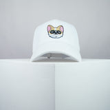 Cute Corgi sunglasses embroidered baseball cap white / dog lover / puppy / pet / welsh / embroidery / patch / hat / dad hat / cap / iron on patch / embroidered patch / badge / applique / embroidered / punk patches / trucker hat / snapback / caps / dad hats / baseball hat / mens hat / womens hat / embroidered hat / dad cap / embroidered cap